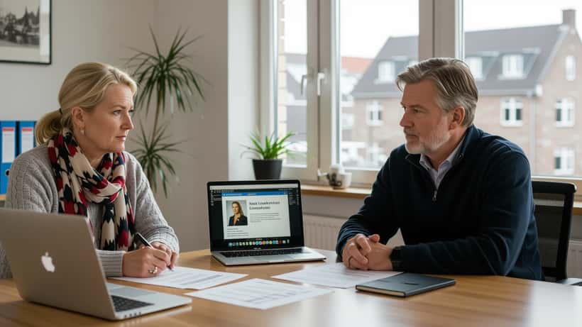 Forældre konsulterer advokat om savnet barn