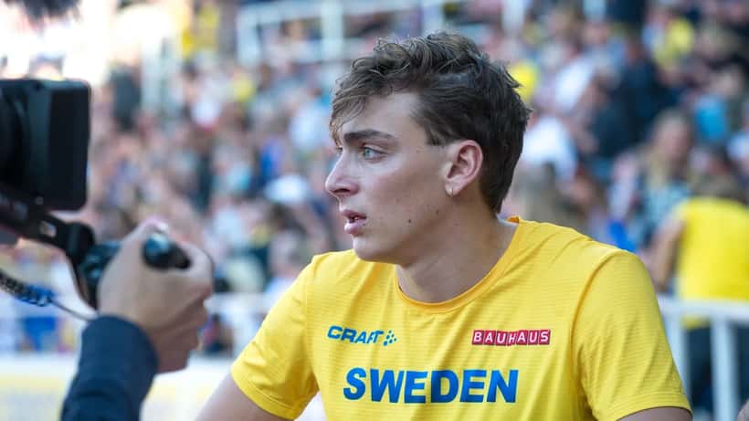 Armand Duplantis stånghopp tävling