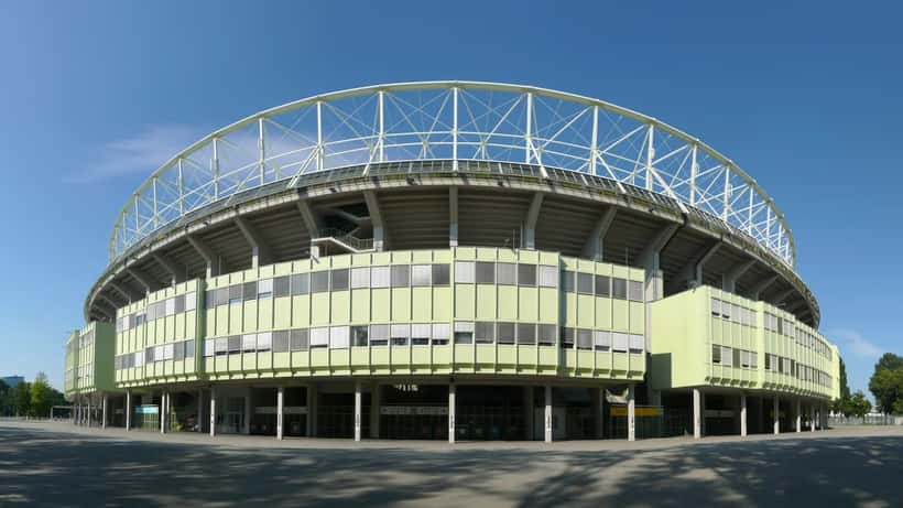 Ernst-Happel-Stadion in Wien aus der Vogelperspektive