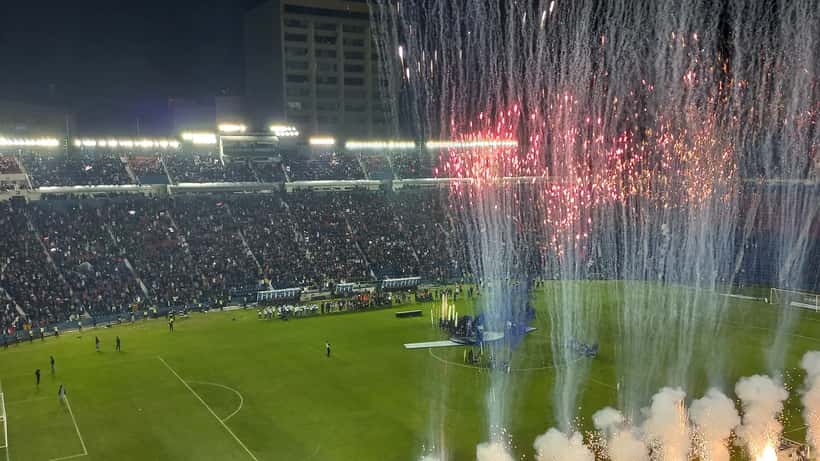 Ceremonia de campeón del Atlante FC en la Liga de Expansión 2021, festejando en el Estadio Azulgrana