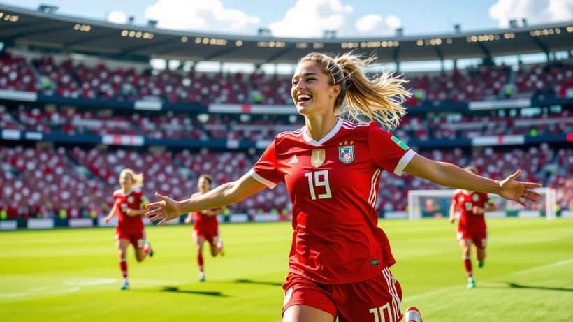 Joueur suisse célèbre un but lors de la Coupe du monde 2026