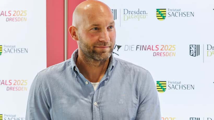 Ronald Rauhe bei Pressekonferenz zu Die Finals 2025 in Dresden
