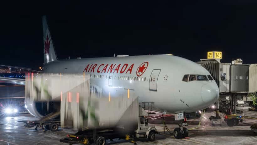Vol Air Canada Boeing 777-300ER en approche, même type d'appareil que le vol AC853 ayant déclaré une urgence en mai 2026