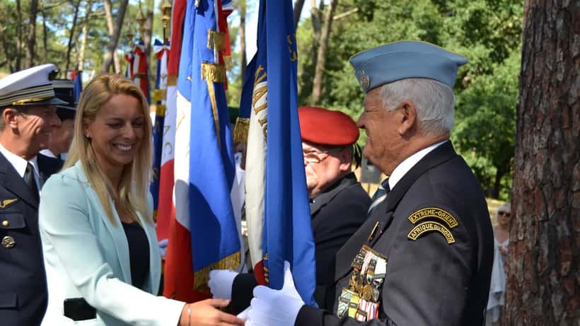Edwige Diaz, sénatrice de Gironde élue le 27 septembre 2026, au camp du Courneau