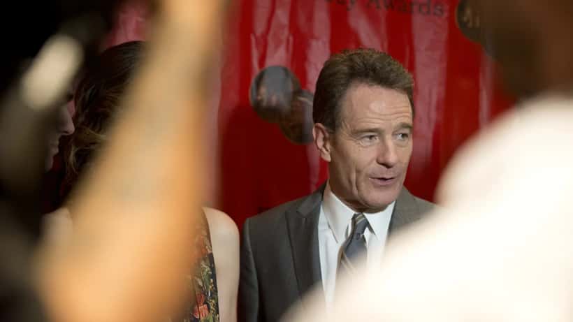 Bryan Cranston at a media event, representing career pause and retirement planning