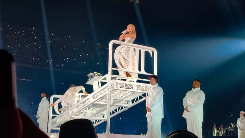 Taylor Swift bei der Eras Tour auf der Bühne