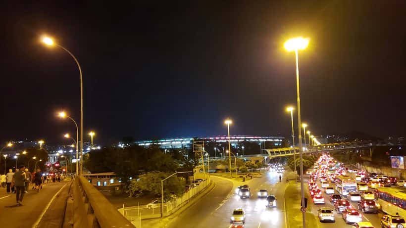 Estádio do Maracanã durante jogo do Fluminense