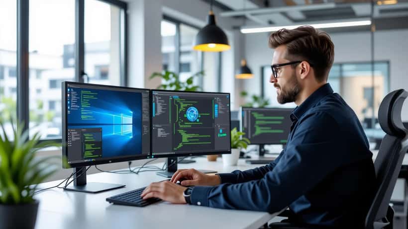 Consultor de TI configura WSL em notebook corporativo