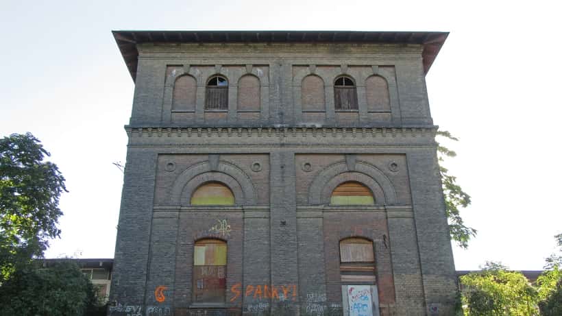 Historischer Wasserturm am Nordbahnhof Wien 2016