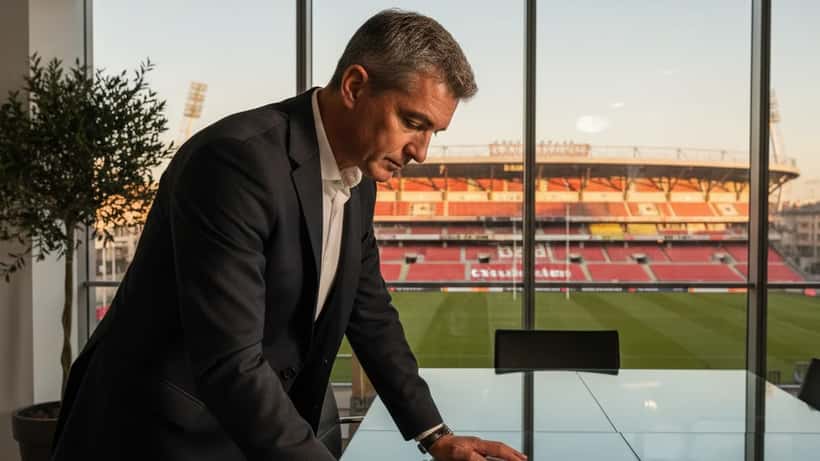 Avocat spécialisé en droit du sport à Toulouse analysant des contrats de joueurs de rugby professionnels