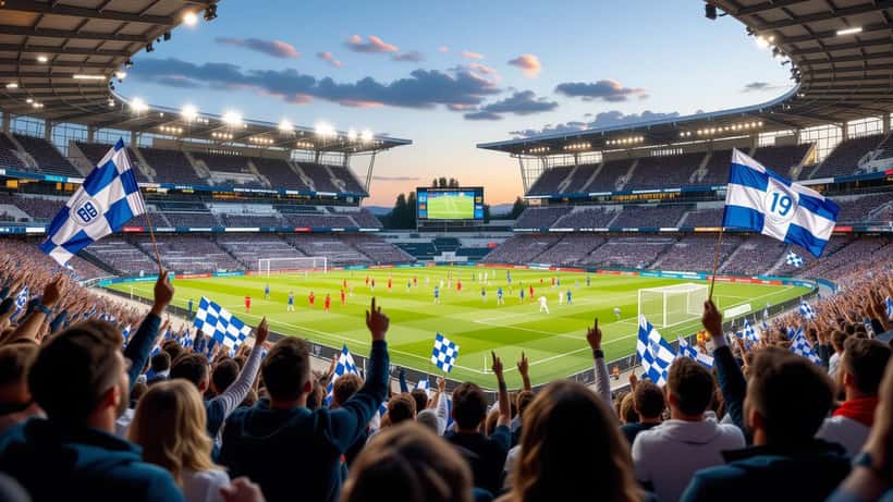 Como 1907:n joukkue juhlii maalia Serie A -kaudella 2026