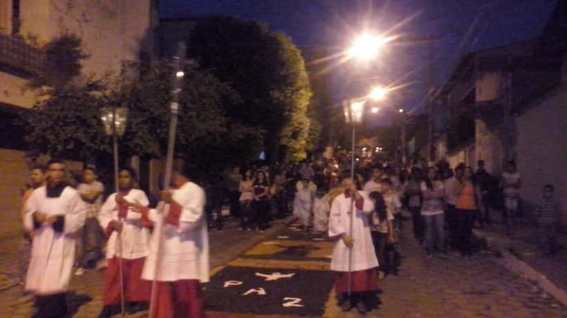 Procissão de Corpus Christi 2014 em Coronel Fabriciano, Minas Gerais, Brasil