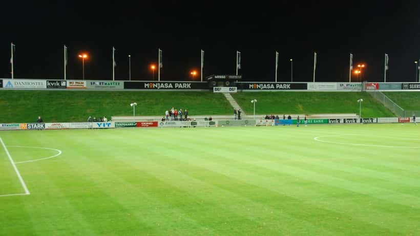 Monjasa Park stadion hjemmebane for FC Fredericia fotograferet af Lars Schmidt