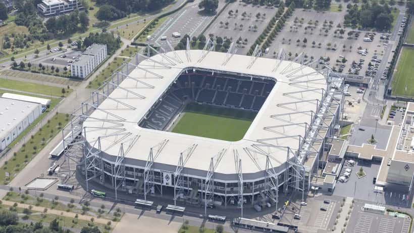 Borussia Park stadion i Mönchengladbach, den tyske Bundesliga-klubs hjemmebane