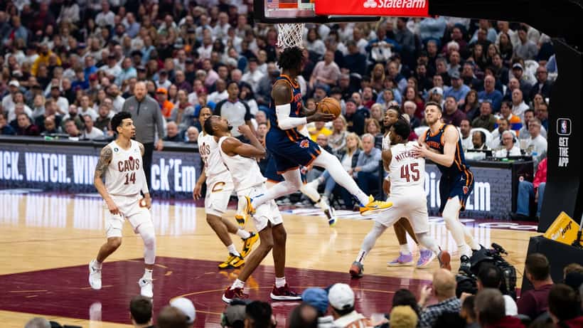 New York Knicks ja Cleveland Cavaliers NBA-ottelussa