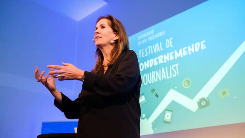 Annemarie van Gaal spreekt op journalistiekfestival 2019