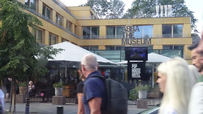 ABBA Museum Stockholm - tentoonstellingsruimte met ABBA memorabilia