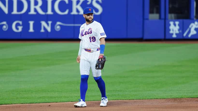 Bo Bichette en tenue des Mets lors d'un match en mai 2026