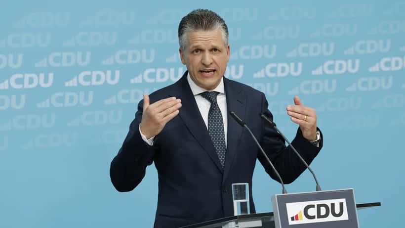 Thorsten Frei, CDU/CSU-Fraktionsvorsitzender, spricht zur Rentenreform 2026