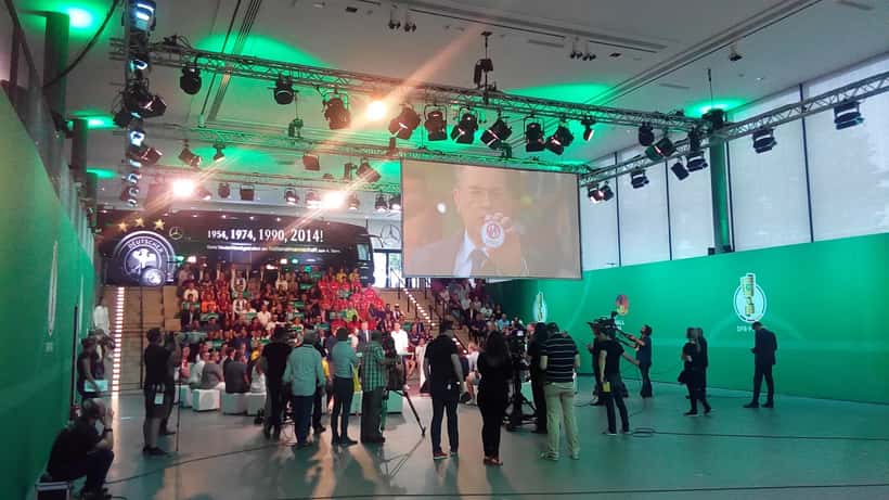 DFB-Pokal-Auslosung: Vereinsveranstaltung des Deutschen Fußball-Bunds