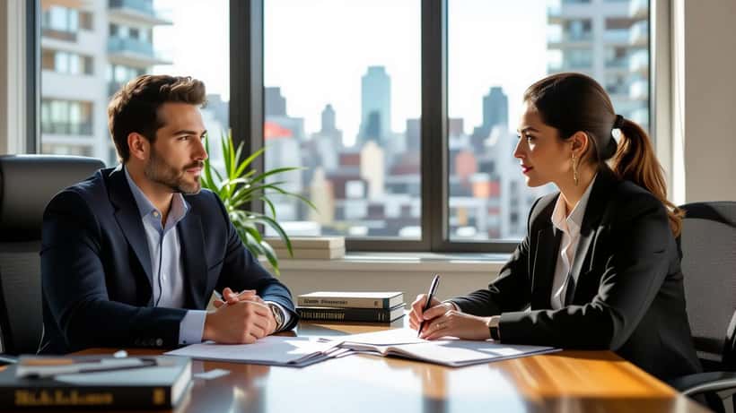 Person consulting a human rights lawyer about racial discrimination in Canada