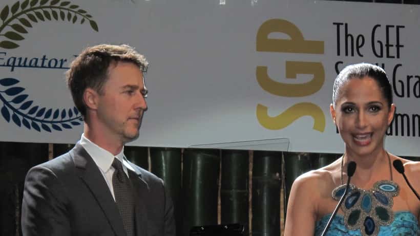Edward Norton at an awards event — star of A24 comedy The Invite, UK release 3 July 2026