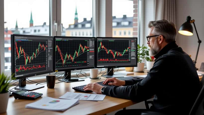Investerare granskar aktiekurser och skattedeklaration för kapitalförlust 2026