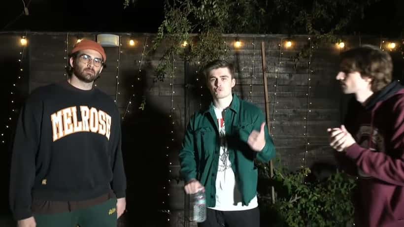 Hasan Piker and Ludwig at a streaming event, illustrating online content creator culture