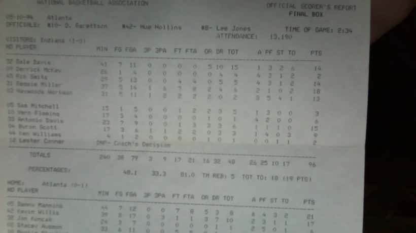 NBA playoff game action on the court showing basketball players competing at high intensity