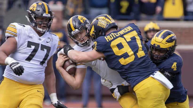 Alaric Jackson Los Angeles Rams offensive lineman in college football game 2019