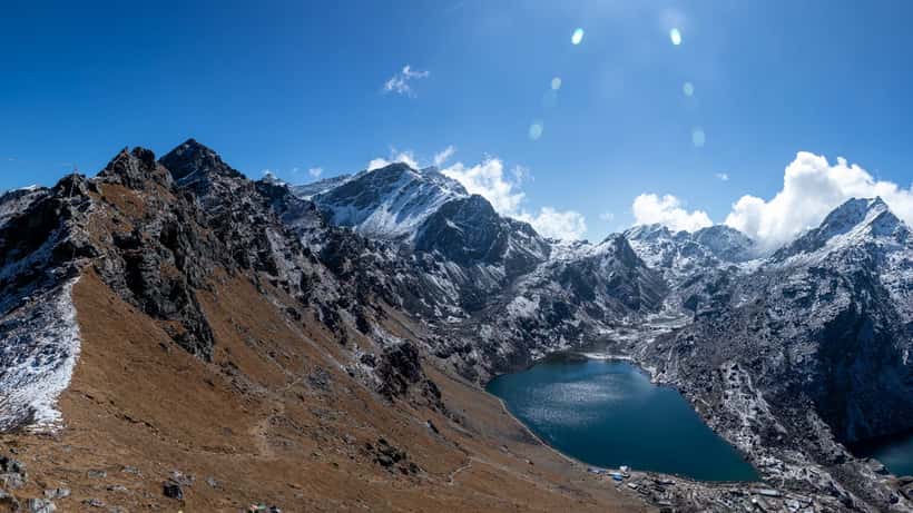 Gosaikunda innsjø i Langtang nasjonalpark, Nepal – trekkingruter hardt rammet av flom august 2026