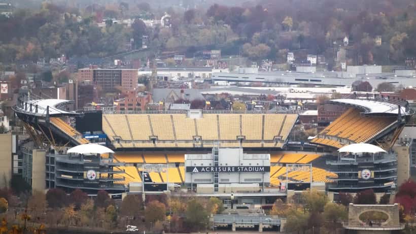 Acrisure Stadium in Pittsburgh, home of the Pitt Panthers football team
