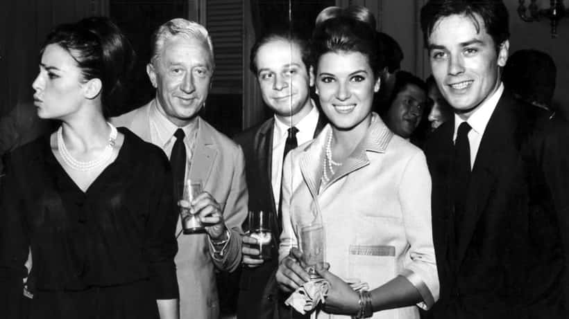 Alain Delon mit Frau in Buenos Aires 1964, Archivfoto