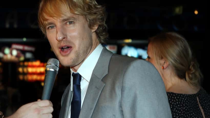 Owen Wilson at film premiere, smiling