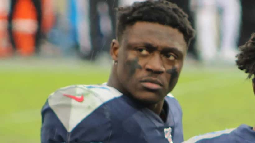 AJ Brown in football uniform, Philadelphia Eagles wide receiver