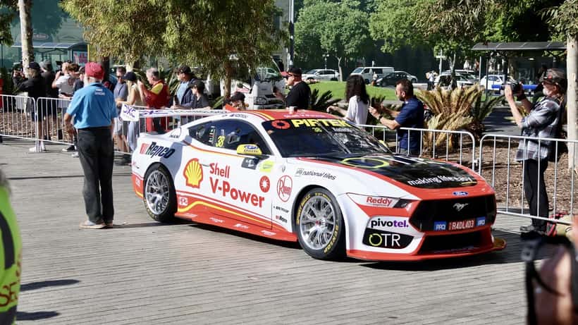 Brodie Kostecki's Ford Mustang Supercar racing in the 2026 Repco Supercars Championship
