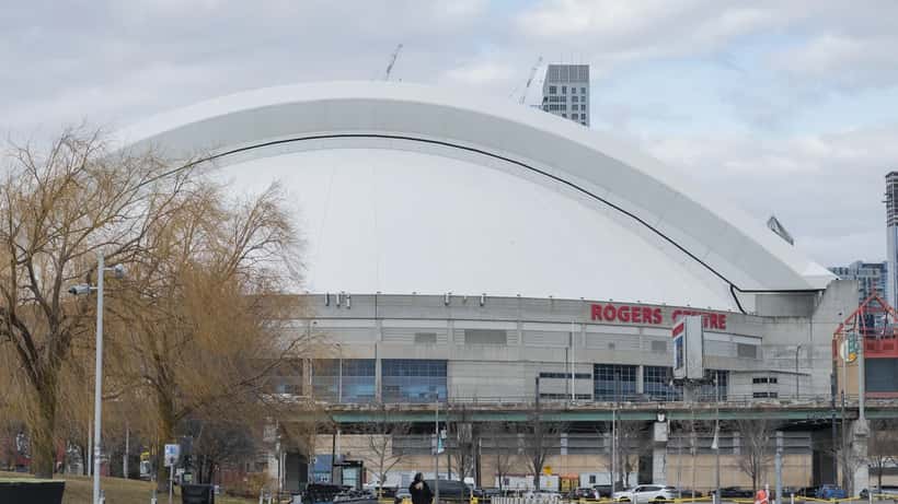 Rogers Centre stadium in Toronto, home of the Toronto Blue Jays