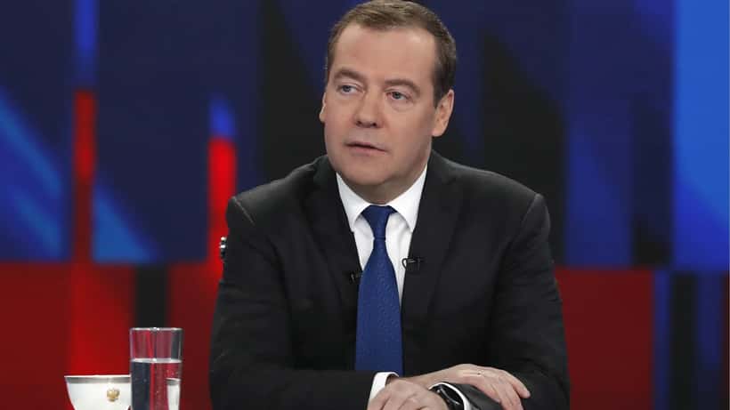 Dmitry Medwedew, früherer russischer Staatspräsident und Sicherheitsratsvize, 2019