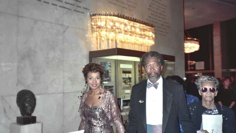 Morgan Freeman at a public event, portrait photo