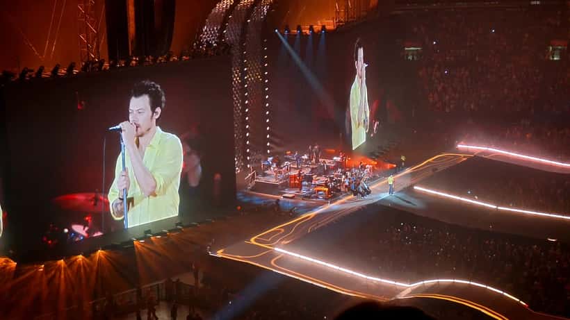 Harry Styles treedt op in de Johan Cruijff ArenA in Amsterdam tijdens de Together, Together Tour 2026