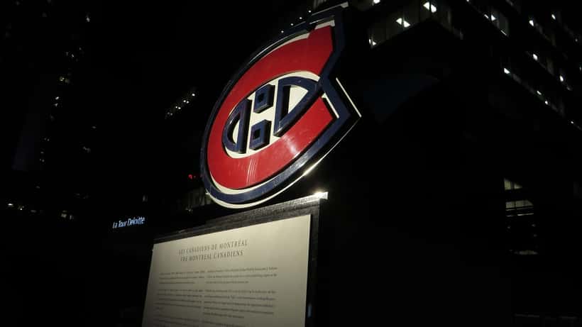 Montreal Canadiens monument at Centre Bell arena in Montreal, Quebec