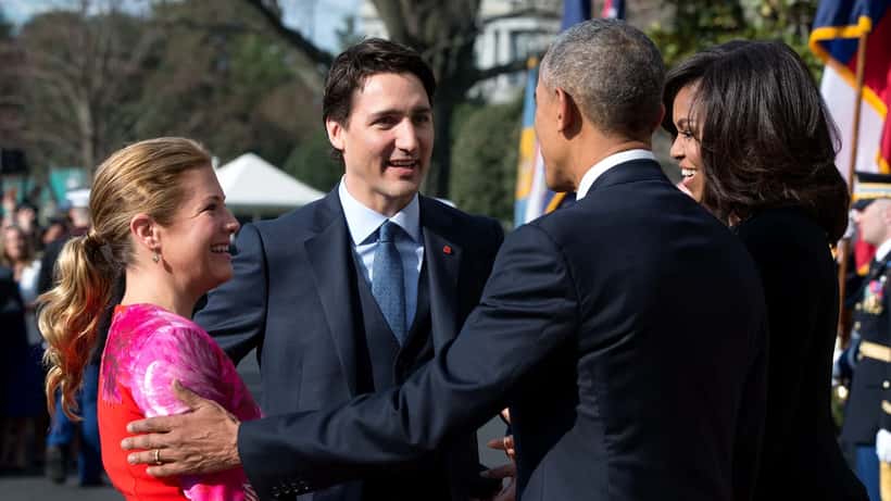 Justin Trudeau i formell setting