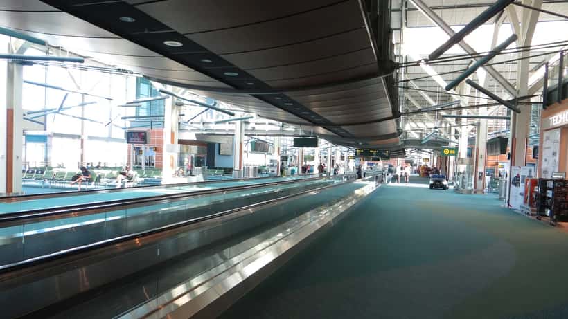 Concourse D departure terminal at Vancouver International Airport YVR
