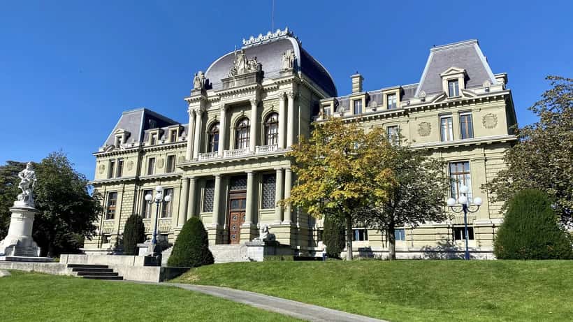 Le Palais de Justice de Montbennon à Lausanne, siège du Tribunal fédéral suisse