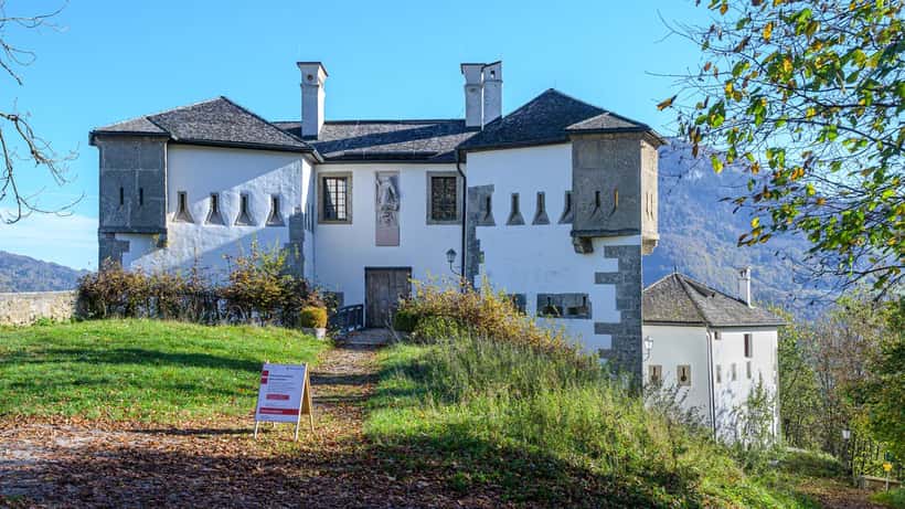 Historisches Franziskischlössl auf dem Kapuzinerberg in Salzburg, Österreich