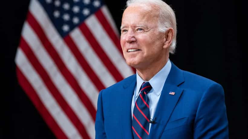 Joe Biden em aparição pública em 2021