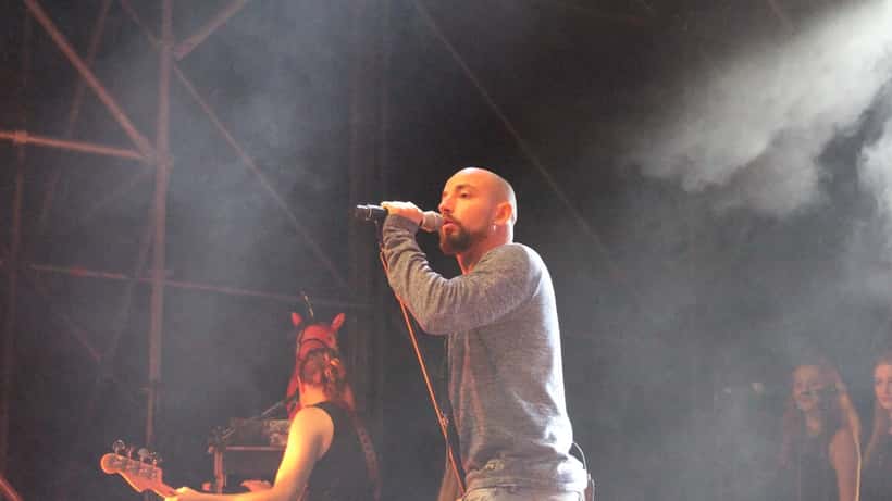 Christopher Seiler performt auf dem Picture On Festival in Österreich