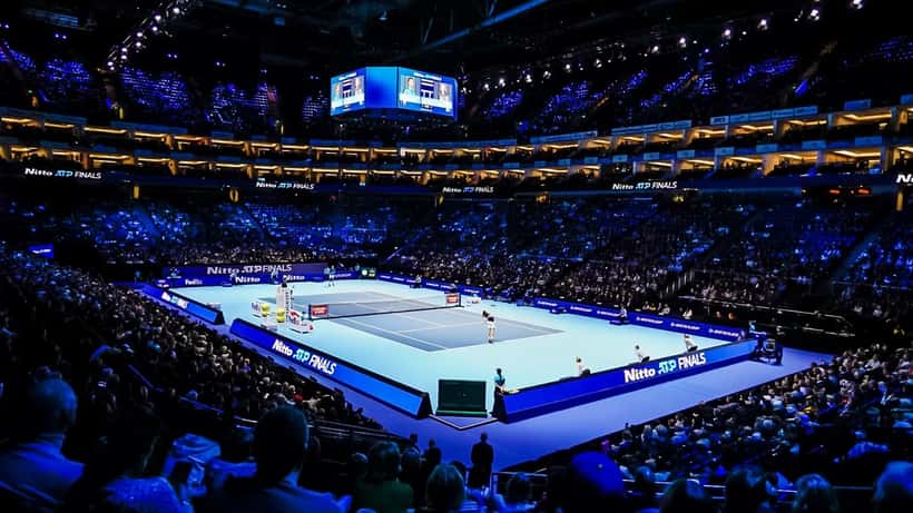 ATP tennis finals at the O2 Arena in London