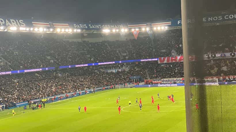 Parc des Princes stadion van Paris Saint-Germain in Parijs, thuisbasis van de club eigendom van het Qatarese staatsfonds QIA