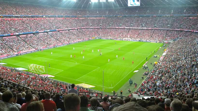 FC Bayern München gegen Bayer Leverkusen in der Allianz Arena — Bundesliga Topspiel